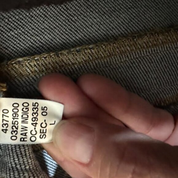 SPANX Pintuck Seamed Leg Flare Jeans in Raw Indigo Size LARGE PETITE - Picture 7 of 11